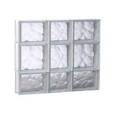 Non Vented Glass Block Window