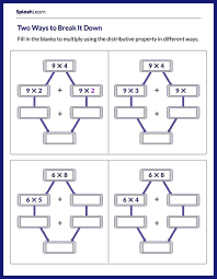 Use Distributive Property To Multiply