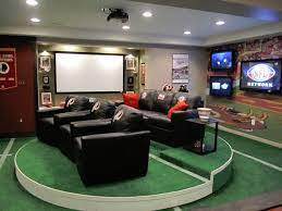 47 Finished Basement Man Cave Designs