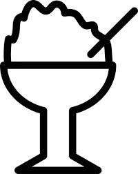 Bowl Cream Cup Ice Cream Icon Outline