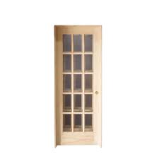 15 Lite Interior Pre Hung Pine Door