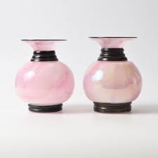Spatter Glass Vases From Jean Beck