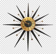 Gold Star Clock Midcentury Modern