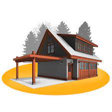 Two Car Garage With Loft House Plan
