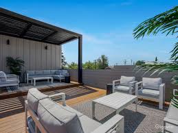 Modern Rooftop Deck Lounge