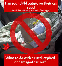 Used Expired Or Damaged Car Seat