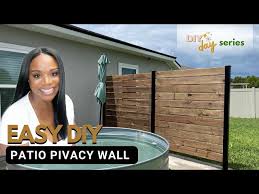 Diy In A Day Easy Patio Privacy Wall