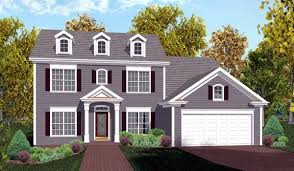 Plan 92374 Colonial Style With 4 Bed