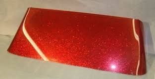 Bright Red Metal Flake Glitter 4 Ounce