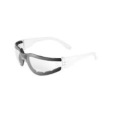 Frosted Clear Frame Safety Glasses