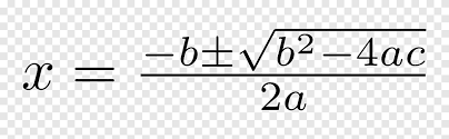 Number Algebra Quadratic Formula