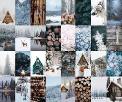 Winter Aesthetic Collage Kit