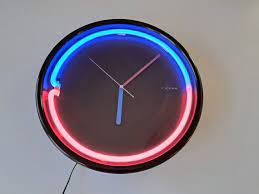 80 S Neon Cicena Anna Wall Clock