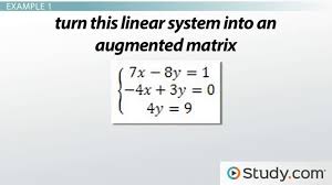 Augmented Matrix Definition Form