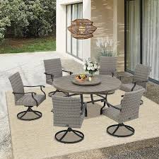 Everest Wicker Piece Dining Setting