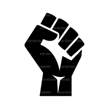 Black Fist Svg Icon Black Lives Matter