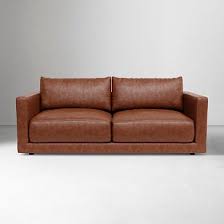 Melbourne Leather Sofa 76 96 West Elm