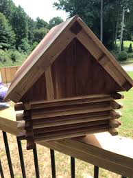 Handmade Cedar Log Birdhouse Feeder
