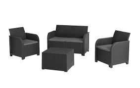Keter Rosalie 4 Seater Lounge Set With