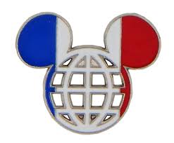 Mickey Head French Flag Global Ears