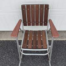 Lawn Chair Aluminum Frame Porch Patio