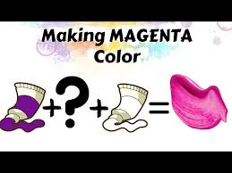 Magenta Colour Making How To Make