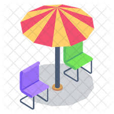 61 040 Outdoor Seating Icons Free In