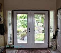 Drop Cloth Draperies For My Front Door