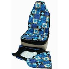 Hawaiian Car Seat Covers Blue Sea
