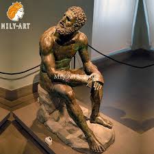 Famous Bronze Seated Boxer Statue