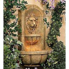 Garden Patio Lion Fountain Under 400