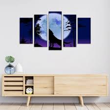 Night Canvas Wall Painting