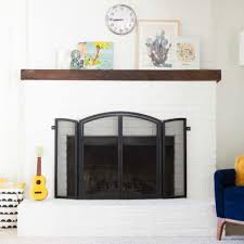 How To Paint A Brick Fireplace Diy