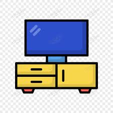Tv Stand Vector Fill Outline Icon