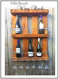 Recycled Pallet Wine Rack 1001