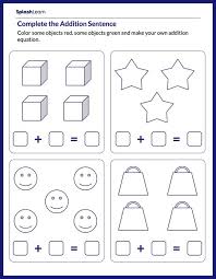 An Addition Equation Math Worksheets