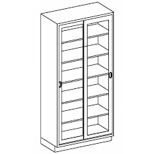 Stainless Steel High Cabinets By Blickman