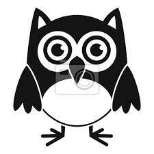 Nature Owl Icon Simple Ilration Of