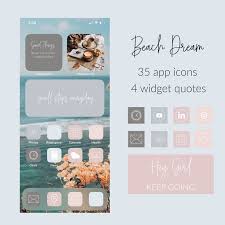 Beach Dream Aesthetic Ios14 App Icons