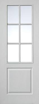 Faro 6 Pane Clear Glazed Fire Door