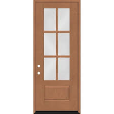 Stained Fiberglass Prehung Front Door