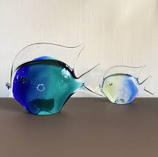 Mid Century Modern Murano Glass Fish By