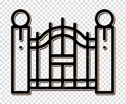 City Icon Gate Icon Fence Wicket Gate