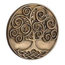 Bronze Plated Celtic Tree Of Life Wall