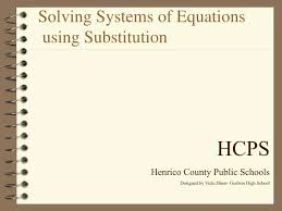 Solving Systems Of Equations Using