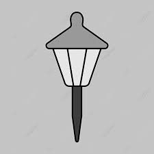 Icon For A Solarpowered Lamp In A Cozy
