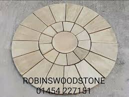 Stone Concrete Circle Patio Paving Set