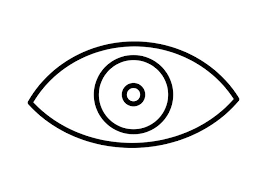 Eye Outline Vector Icon Eye Outline