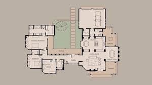Patio Home Floor Plan Central Courtyard