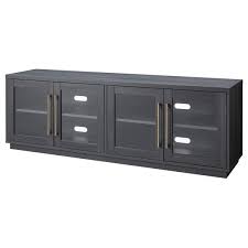 Donovan Tv Stand In Charcoal Gray By Hudson C